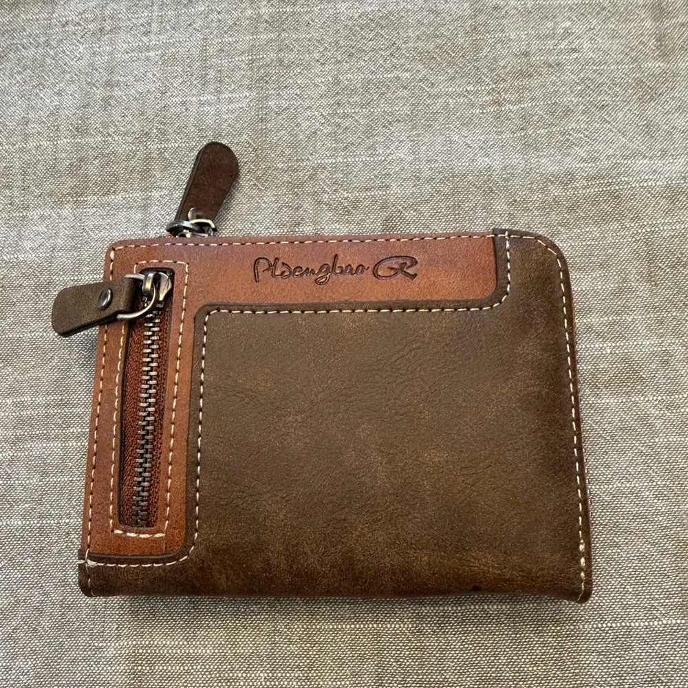 Brown Leather Wallet by